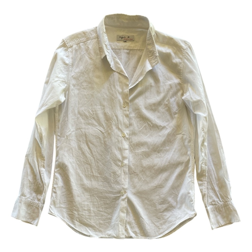 Classic White Button-Down Shirt -